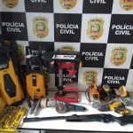 Polícia Civil recupera maquinas e ferramentas